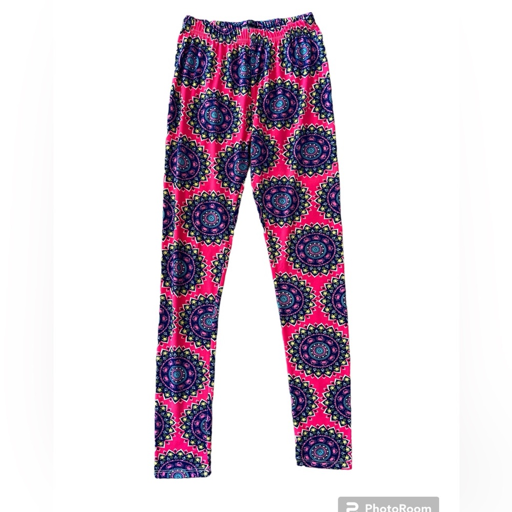 SIMPLY SOUTHERN Mandala Pineapple leggings size “one size fits most” OS